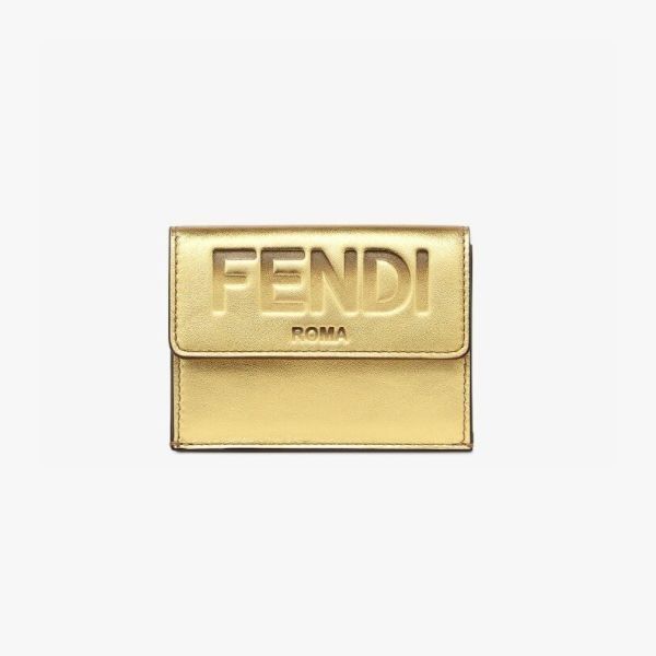 ■フェンディ■マイクロトライフォールド 偽物 レザー財布 2色 8M0395AK61F0RXT