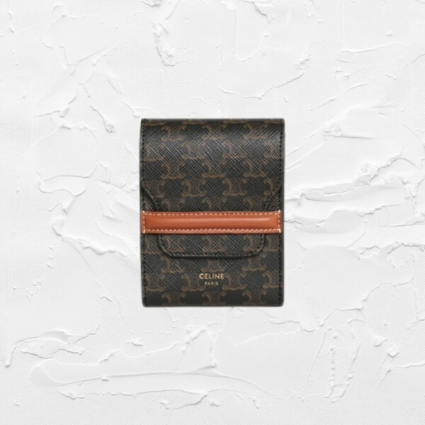【セリーヌ タバコケース ブランド コピー】PLAYING CARDS CASE IN TRIOMPHE