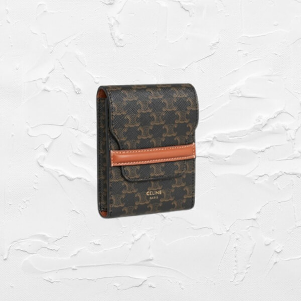 【セリーヌ タバコケース ブランド コピー】PLAYING CARDS CASE IN TRIOMPHE