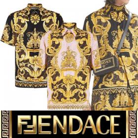 フェンダーチェ シャツ 偽物 お洒落にFENDACE モノグラム FS0795AJN3F1440