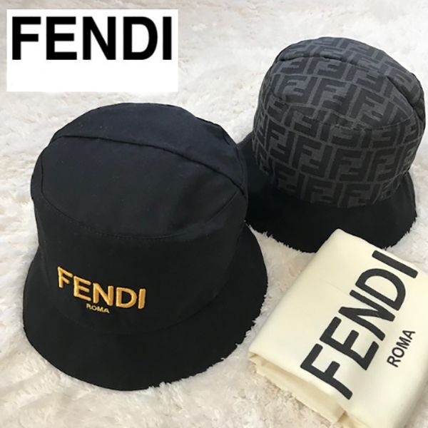 フェンディ バケットハット 偽物 リバーシブル 欲しい超限定