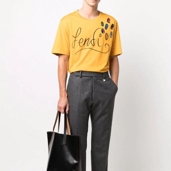 ★フェンディ Noel Fielding ロゴ Tシャツ コピー★高品質
