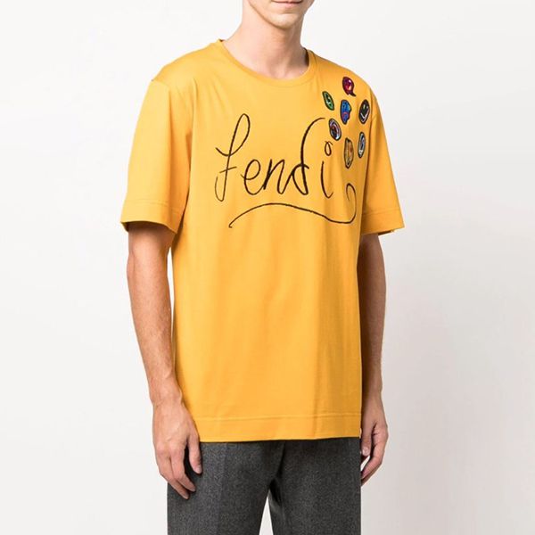 ★フェンディ Noel Fielding ロゴ Tシャツ コピー★高品質
