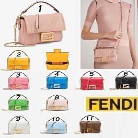 フェンディ バゲット ミニ ショルダーバッグ 偽物 3way レザー 全色 8BS017A72VF15AO