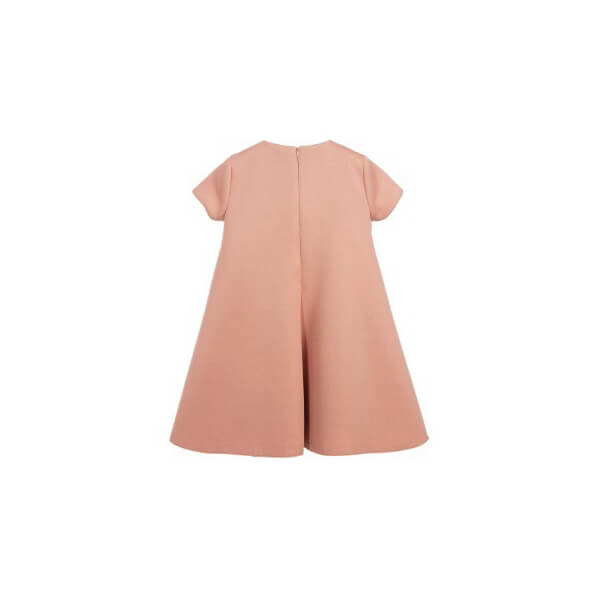 フェンディ☆Girlsフェンディ キッズ 14a コピー ドレス ネオプレン フレア Pink/Brown 3-10Y