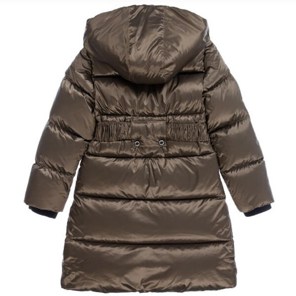 【大人もOK】バーバリー ニセモノ ベビー ダウン BURBERRY ★ アイコン ストライプ フード コート