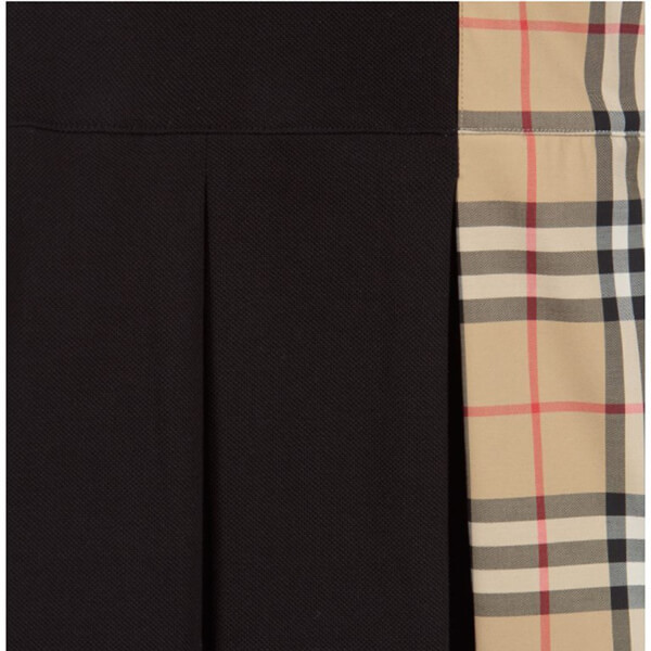 新作 BURBERRY/ コピー ブラックチェックドレス 大人もOK★送料関税込