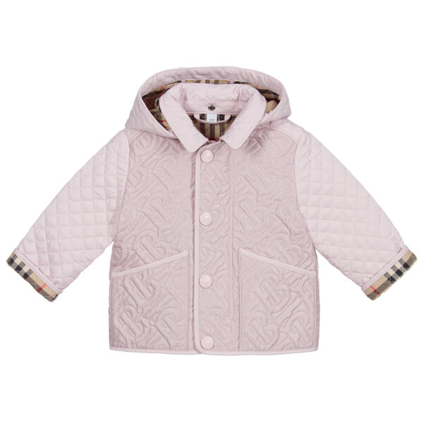 burberry バーバリー ベビー キルティング コピー フード ジャケット
