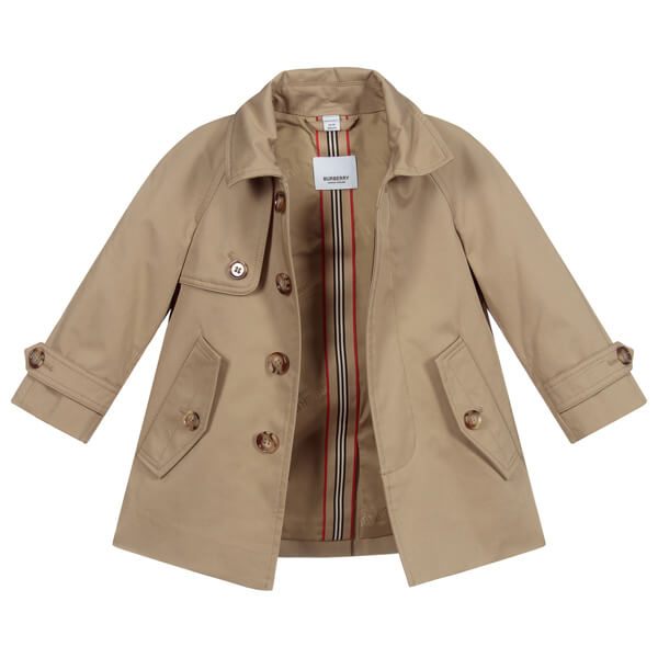 burberry バーバリー キッズ 14a コピー ストライプ トレンチ コート