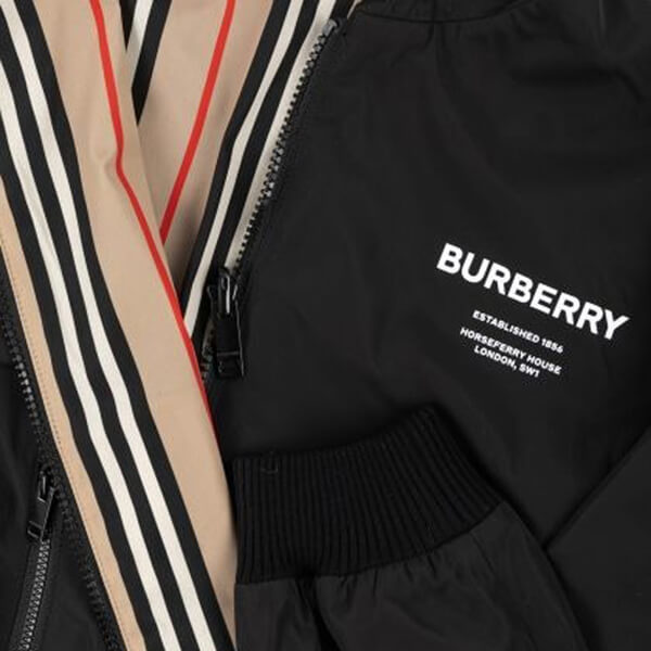 【Burberry】バーバリー 偽物 ダウン キッズ リバーシブル ジャケット 大人もOK