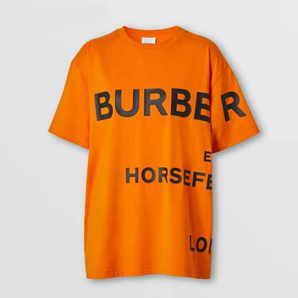 肌触り最高な バーバリー ホースフェリー オーバーサイズ Tシャツ 偽物 80546521