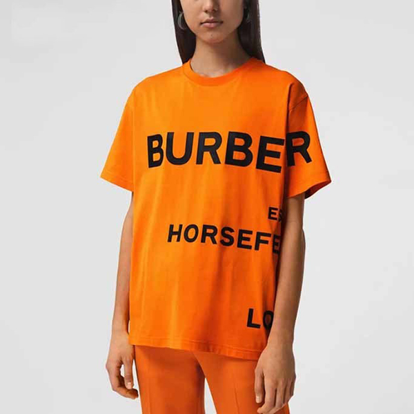 肌触り最高な バーバリー ホースフェリー オーバーサイズ Tシャツ 偽物 80546521