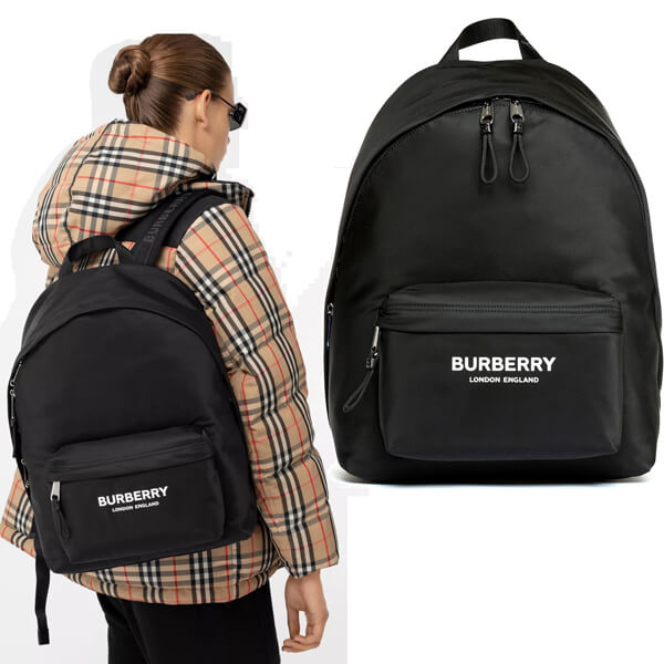 ★バーバリー リュック コピー ロゴ シンプル軽量リュック 男女 完売人気☆上品
