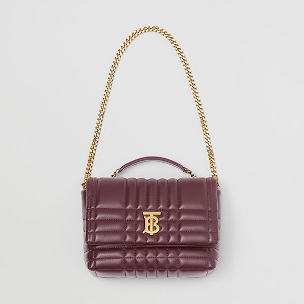 バーバリー スモール 偽物キルティング ローラ サッチェル 80494471
