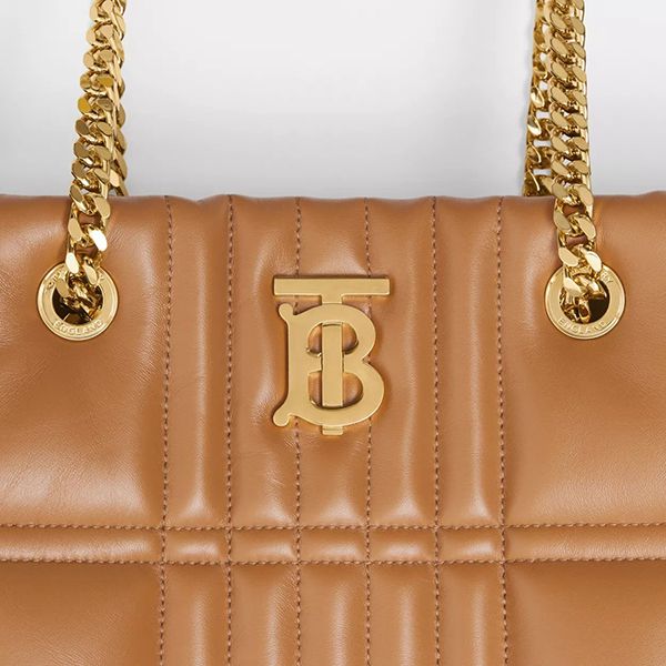バーバリー 偽物キルティングラムスキン　ローラ　ショッパーバッグ 80490591