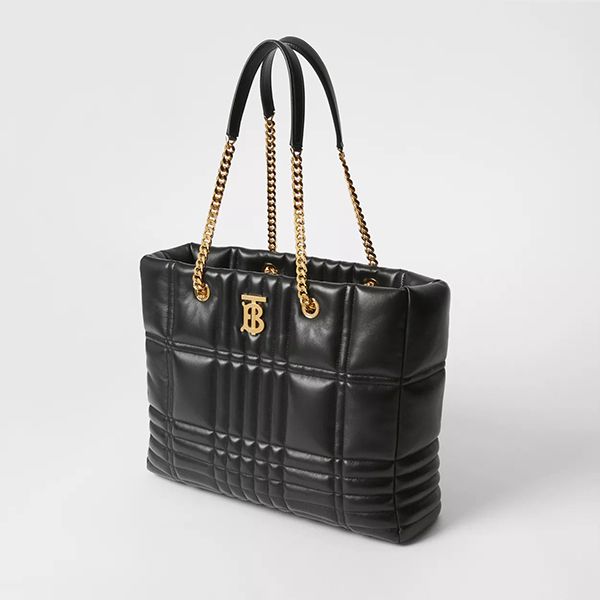 バーバリー 偽物キルティングラムスキン　ローラ　ショッパーバッグ 80490591