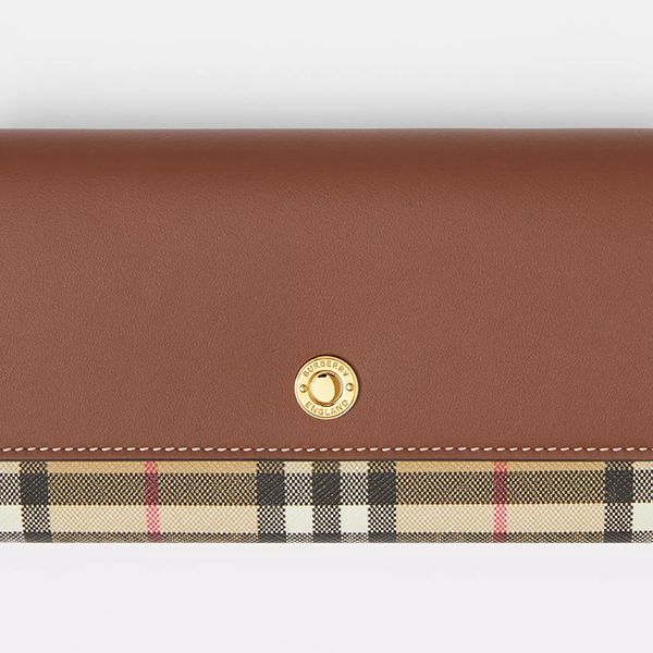 バーバリー ヴィンテージチェック 偽物 ウォレット 長財布 80492551新作!