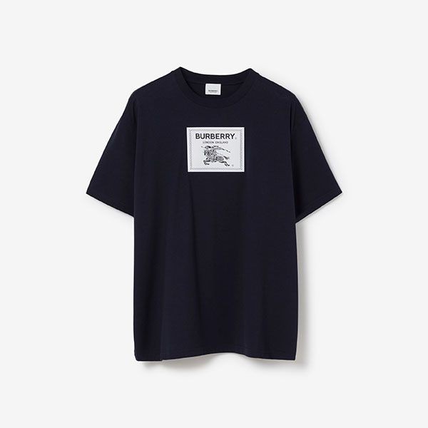 バーバリー 偽物 プロ―サムラベル コットンTシャツ 4色 80651871