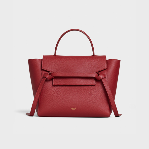 2020日本未発売新作 セリーヌ ベルトバッグ 偽物 MICRO BELT BAG ルビー ベルトバッグ マイクロ 189153ZVA