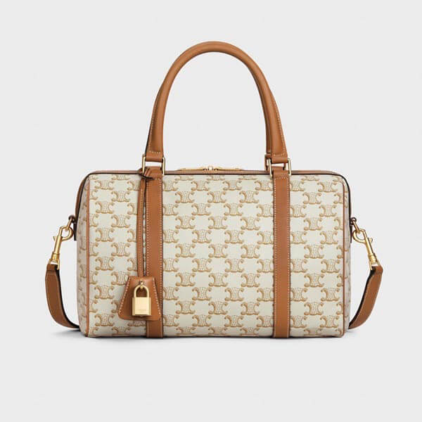 【激レア】セリーヌ ボストンバッグ パロディ トリオンフキャンバス ボストンバッグ Triomphe Canvas 限定品