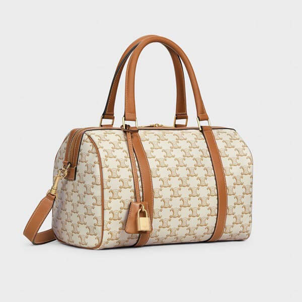 【激レア】セリーヌ ボストンバッグ パロディ トリオンフキャンバス ボストンバッグ Triomphe Canvas 限定品