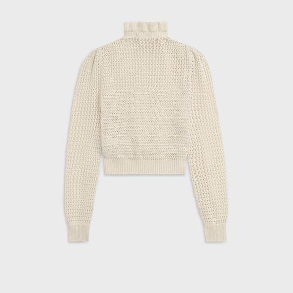 セリーヌ セーター コピー＜新作21SS＞フリル クルーネックー●全2色2A31E536M.11PY