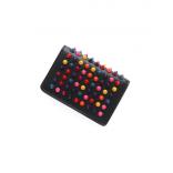 クリスチャン ルブタンコピー 　14/15年秋冬新作カーフスキン　カードケースMILOS CALF MULTI/SPIKES MIX 1145068 M105