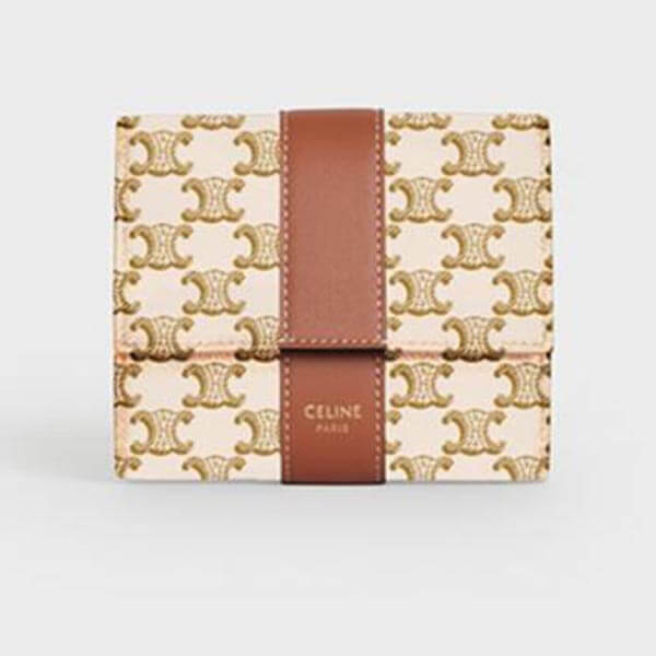 セリーヌ ミニ財布 コピー セリーヌ トリフォールド 新色ホワイト 3つ折り財布