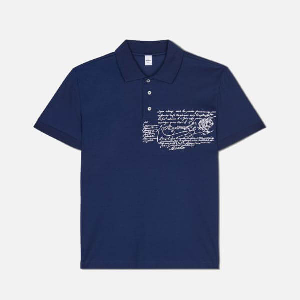 ◆ベルルッティ ポロシャツ 偽物◆スクリット コットン ピケ* 2Color *