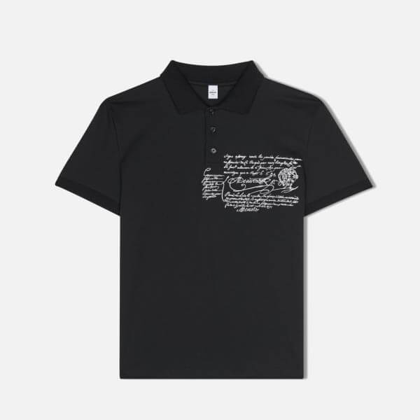 ◆ベルルッティ ポロシャツ 偽物◆スクリット コットン ピケ* 2Color *