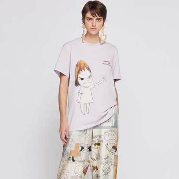 21SS★ステラマッカートニー Tシャツ コピー Nara コットン Tシャツ 601850SMP935200