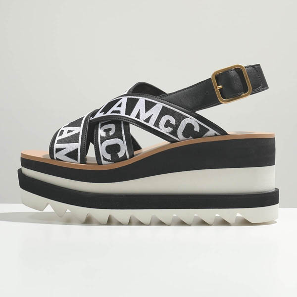 ステラマッカートニー サンダル エリス コピー STELLA McCARTNEY ストラップサンダル 800129 N0078 ELYSE 厚底 ITEM