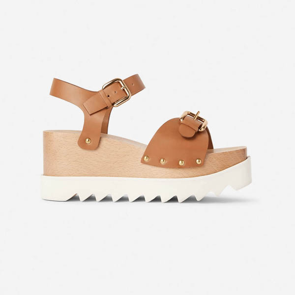 ステラマッカートニー サンダル コピー 21SS◆Stella McCartney◆Elyse プラットフォームサンダル Cuoio 800317W1DX02501