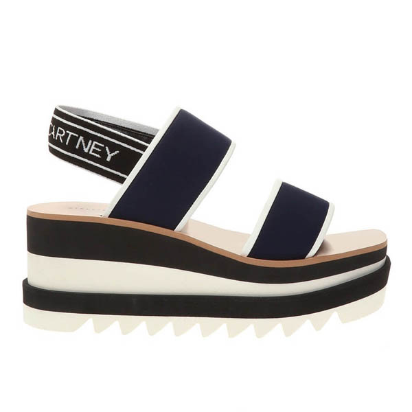 ステラマッカートニー サンダル 偽物 エリス【Stella McCartney】SNEAK ELYSE ロゴストラップ サンダル