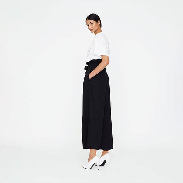 21SS ステラマッカートニー Tシャツ 偽物 women 2001 ロゴスマイルTシャツ/2色