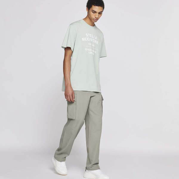 【ステラマッカートニー Tシャツ 偽物】23 OBS オーガニックコットンTシャツ 601849SMP861000