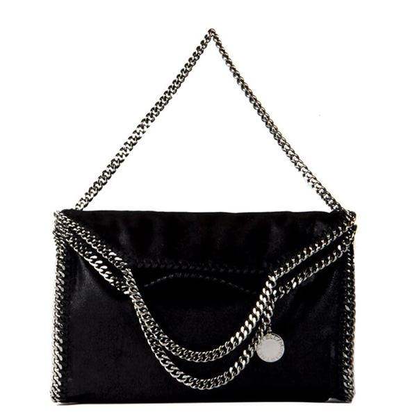 ステラマッカートニー 偽物 ファラベラ コピー Stella McCartney 3本チェーントート 黒 234387W91321000
