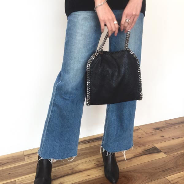 ステラマッカートニー 偽物 ファラベラ コピー Stella McCartney 3本チェーントート 黒 234387W91321000