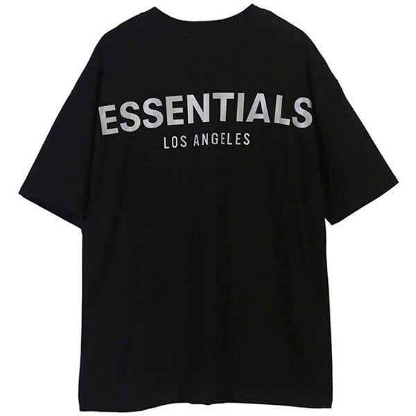 エッセンシャルズ tシャツ 偽物 ロサンゼルス LA限定 リフレクターロゴＴシャツ