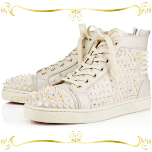 Christian Louboutin (クリスチャン ルブタンスーパーコピー)☆ Spikes Men\'s Flat☆1101083W061