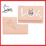 18AW新作 クリスチャンルブタンスーパーコピー Christian Louboutin 超新デザインLOVE 折り畳み財布