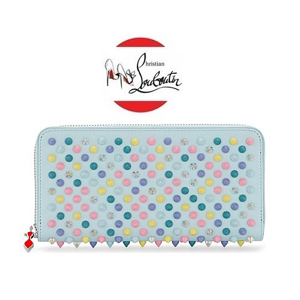 17SS Christian Louboutin【ルブタンスーパーコピー 】可愛すぎる☆彡Panettoneスパイク長財布