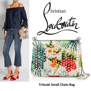新作ルブタンスーパーコピー★Christian Louboutin Triloubi Small Chain Bag★