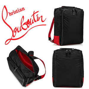 ◆クリスチャン ルブタン リュック コピー◆Christian louboutin Hop\'n Zip◆メンズバックパック◆ナイロン◆1205124B260