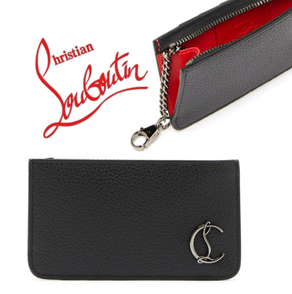 クリスチャン ルブタン キーリングコピー Christian Louboutin☆ キーリング付カードコインケース