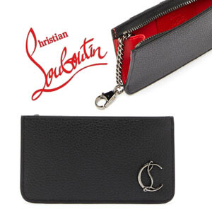 クリスチャン ルブタン キーリングコピー Christian Louboutin☆ キーリング付カードコインケース