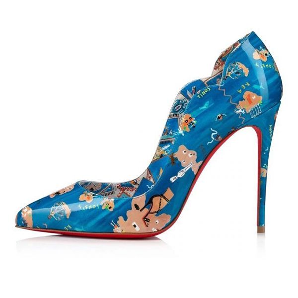 クリスチャンルブタン ヒールパンプス コピー Hot Chick 10cm  3220008J646