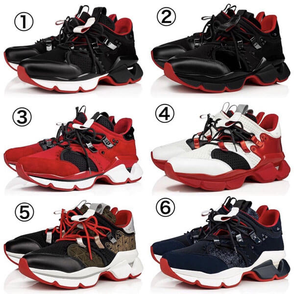 ルブタン スニーカー 偽物 大人気Christian Louboutin クリスチャン ルブタン Red Runner スニーカー メンズ