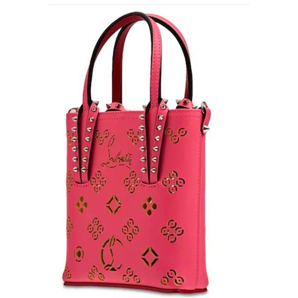 【クリスチャンルブタン 偽物】CABATA MINI PERFORE レザーバッグ