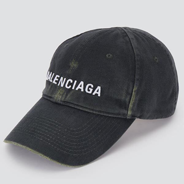 VIP価格 ★バレンシアガキャップ偽物見分け方★ロゴダメージデニムキャップ 5907584A9B94077